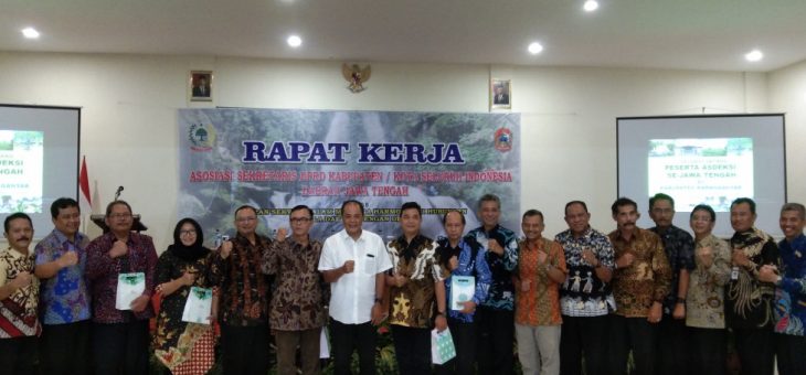 Rapat Kerja Asosiasi Sekretaris DPRD Kabupaten/ Kota Seluruh Indonesia Daerah Jawa Tengah