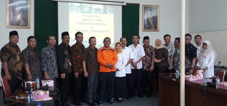 Kunjungan Kerja Komisi A DPRD Kabupaten Jombang