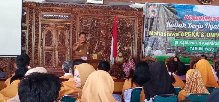 Penerimaan KKN Mahasiswa APEKA & UNIVET Sukoharjo Di Karanganyar