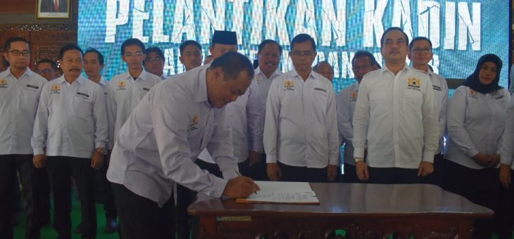Pelantikan Pengurus KADIN (Kamar dagang dan industri) Kabupaten Karanganyar
