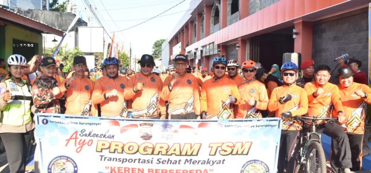 Bupati Karanganyar Ikut Gowes, Untuk Sukses Muktamar Muhammadiyah