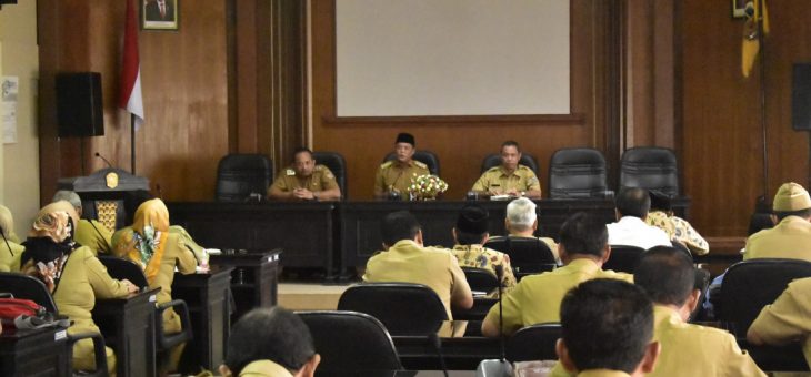 Gelar Rakor Terkait Corona, Bupati Juliyatmono Instruksikan Untuk Ikhtiar Menanggulangi
