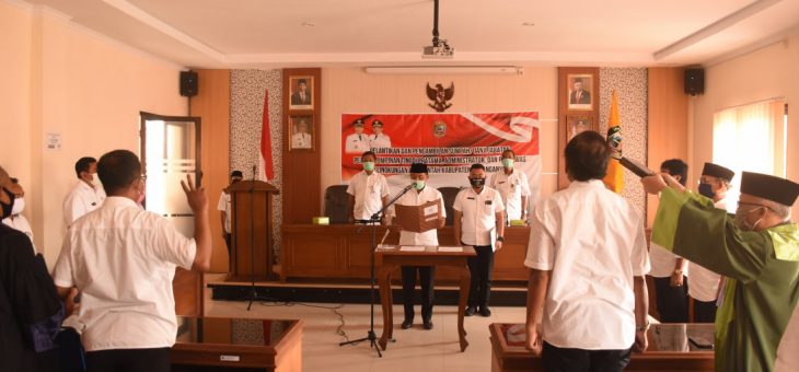 Pelantikan Pejabat Eselon II Langsung Dipimpin Bupati Juliyatmono