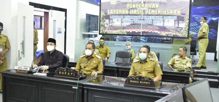 Penandatanganan Laporan Hasil Pemeriksaan Keuangan Dari BPK Perwakilan Jateng