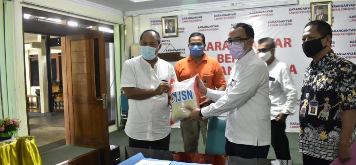 Penyerahan Bantuan PT. Jasamarga Solo Ngawi (JSN) Ke Kabupaten Karanganyar