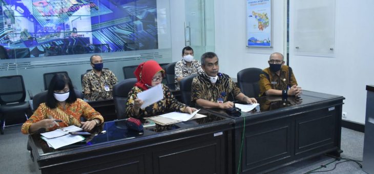 Rakor PPID Dalam Rangka Updating Data Pada Website PPID Kabupaten Karanganyar, Berlangsung Secara Virtual