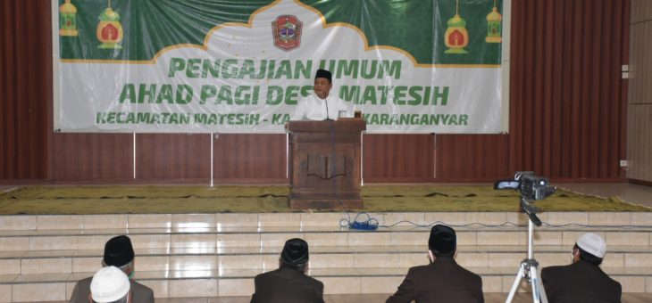 Mulai Aktivitas, Pengajian Ahad Pagi Matesih Di Era New Normal