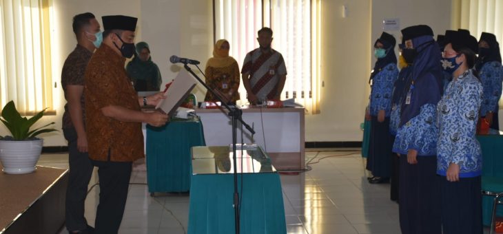 Bupati Lantik 117 Tenaga Fungsional Di Lingkungan Kesehatan