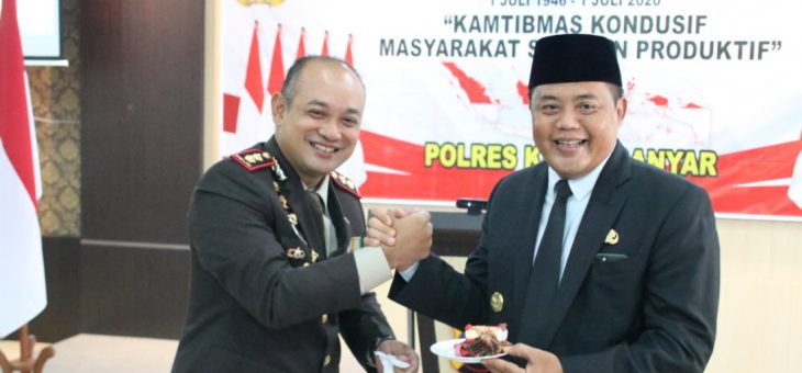 Upacara Virtual Dalam Rangka Peringatan HUT Bhayangkara Ke-74