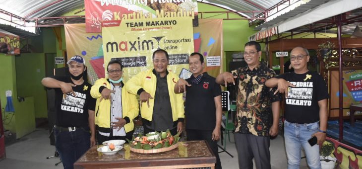 Rayakan HUT Pertama Ojek Online Maxim Karanganyar, Bupati Beri Spirit Agar Optimis Mencari Rezeki