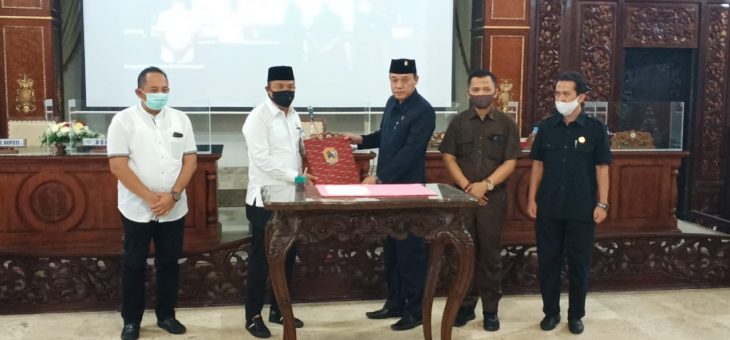 Penetapan  Peraturan Daerah (Perda) tentang Pertanggungjawaban Pelaksanaan APBD Kabupaten Karanganyar Tahun Anggaran (TA) 2019