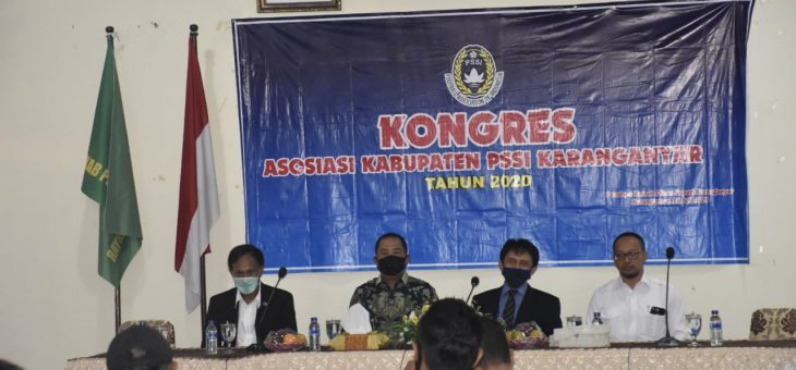 Peduli Kemajuan Sepak Bola, Bupati Resmi Membuka Kongres Askab PSSI Karanganyar