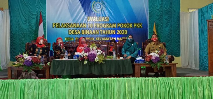 Evaluasi Sepuluh Program Pokok PKK, TP. PKK Kabupaten Kunjungi Desa Plosorejo