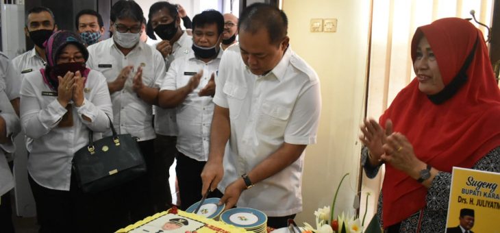 Kejutan Ulang Tahun Bupati Karanganyar, Juliyatmono