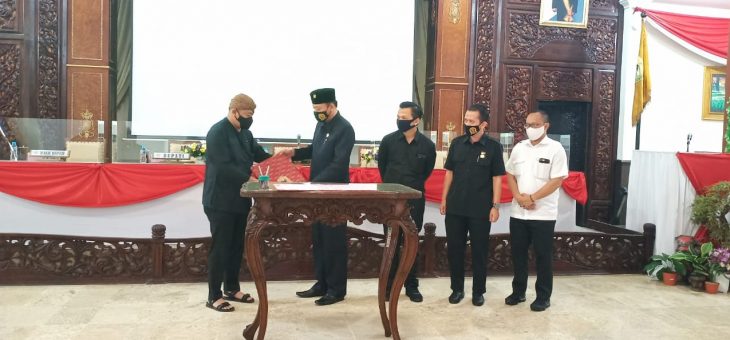 Sidang Paripurna, Penyampaian Rancangan KUA-PPAS APBD Kabupaten Karanganyar TA 2021