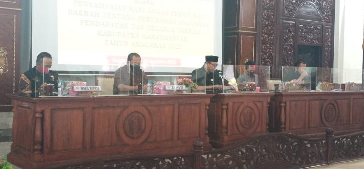 Nota Keuangan dan RAPBD Kabupaten Karanganyar TA 2020