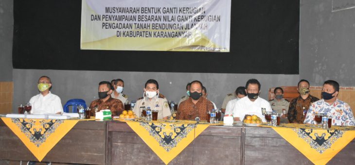 Bupati Pesan Warga Terkena Ganti Rugi Pembangunan Waduk Jlantah Diminta Dibelikan Tanah Kembali