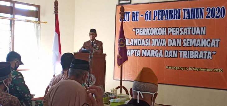 PEPABRI HARUS TETAP JAGA NETRALITAS JELANG PILKADA
