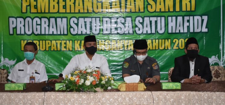 Pemberangkatan Santri Satu Desa Satu Hafidz