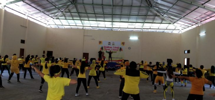 TANGKIS CORONA, ASI KARANGANYAR ADAKAN PELATIHAN AEROBIK