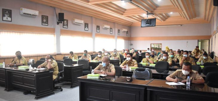 Rakor Pengisian Perangkat Desa Tahun 2020