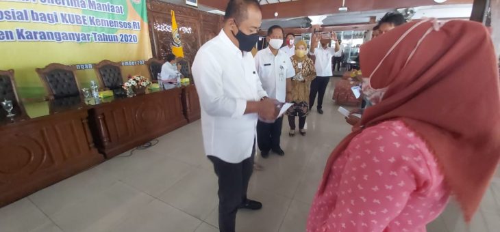 K120 KUBE Karanganyar Mendapat Kucuran Dana Dari Kemensos