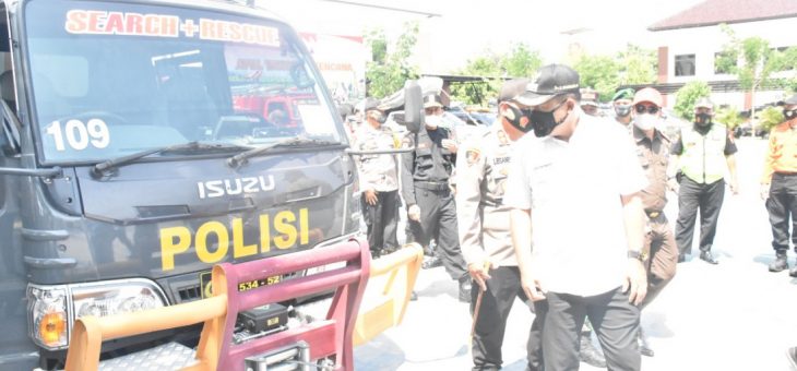 Siap Hadapi Bencana, Pemkab , TNI dan Polisi Apel Kesiapsiagaan Bencana
