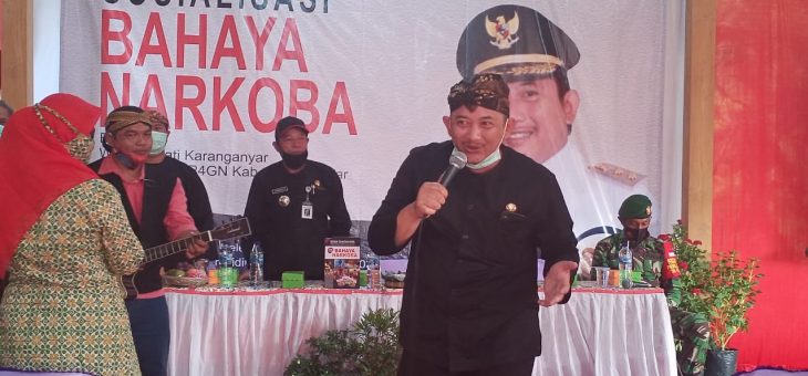 Sosialisasi Bahaya Narkoba, Wabup: Awasi Pergaulan Anak
