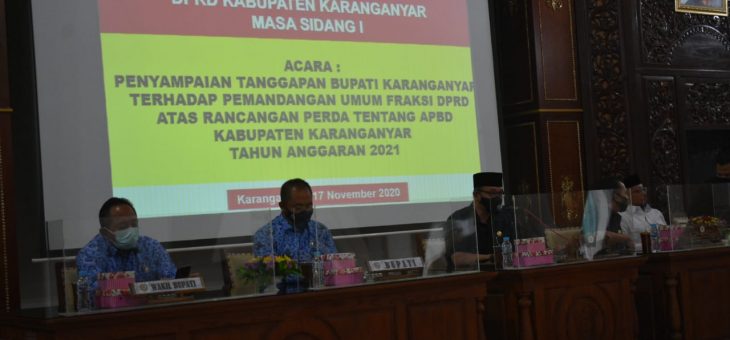 Rapat Paripurna Tentang RAPBD 2021