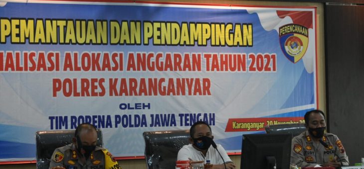 Polres Karanganyar Gelar Sosialisasi Untuk Wujudkan Transparansi Anggaran