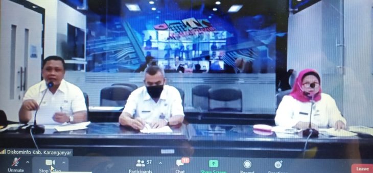 Kolaborasi Diskominfo dan BBPD Karanganyar Percepat Penanganan Corona Dan Pemulihan Ekonomi Di Bumi Intanpari