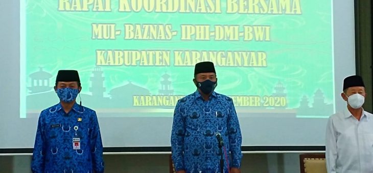 SilaturahmiTerpadu MUI, Baznas, IPHI, DMI dan Kemenag Karanganyar
