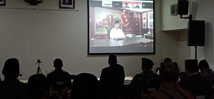 Upacara Bela Negara Secara Virtual, Menhan : Bela Negara Merupakan Hak dan Kewajiban Tiap Warga