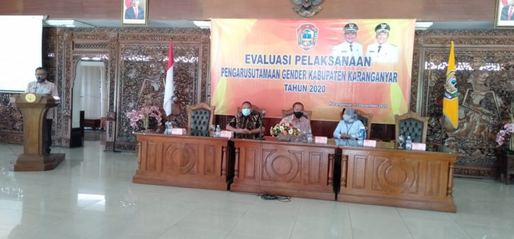 Evaluasi Pelaksanaan Pengarusutamaan Gender Kabupaten Karanganyar