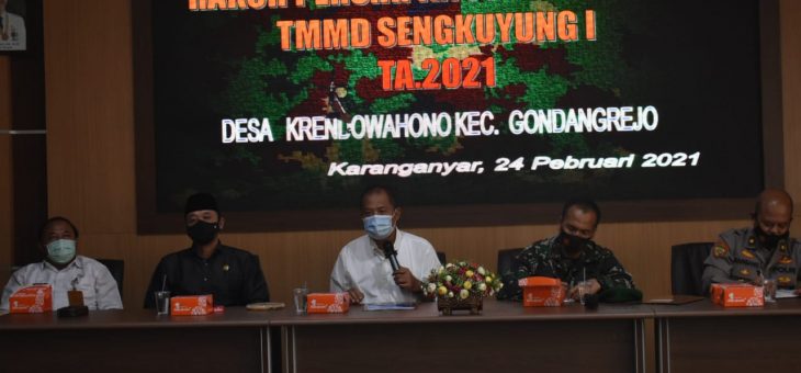 Rapat Koordinasi persiapan pelaksanaan TMMD Sengkuyung I TA 2021