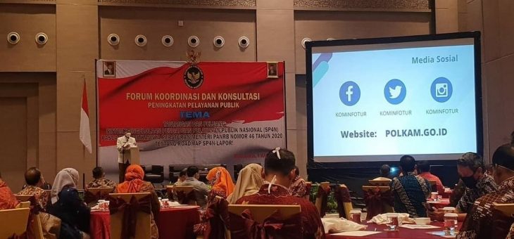 Kemenkopolhukam Gelar Forum Koordinasi dan Konsultasi Peningkatan Pelayanan Publik