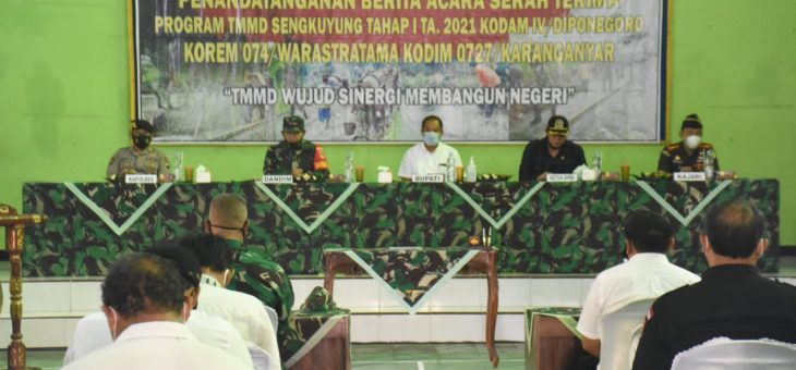 Bupati Tutup TMMD Sengkuyung Tahap 1 di Desa Krendowahono