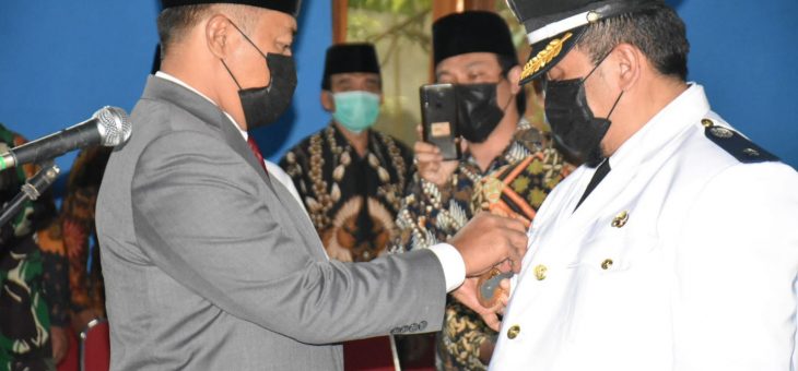 Winahyu Tri  Prasetyo Dilantik Kades Antar Waktu di Desa Tlobo