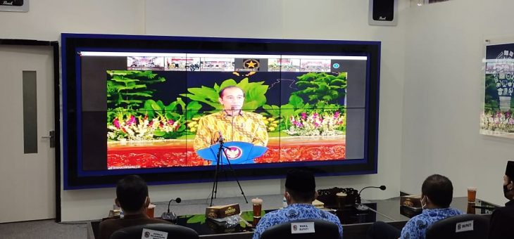 Rakor Presiden dengan Kepala Daerah se Indonesia Secara Virtual, Presiden Ingatkan Daerah Waspadai Covid Paska Lebaran dan Genjot Pemulihan Ekonomi