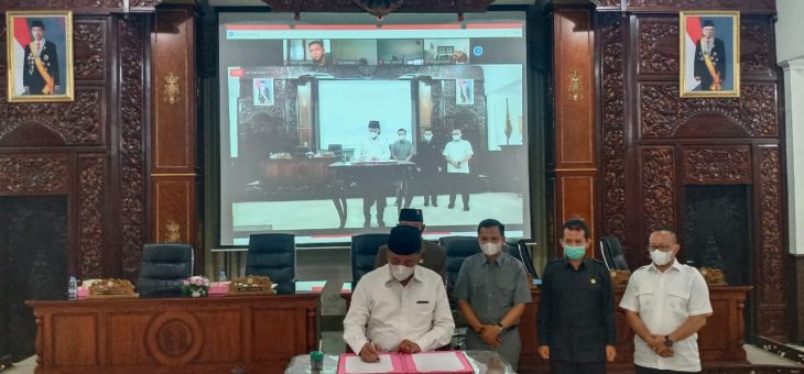 Rapat Paripurna, Pendapat Akhir Bupati terhadap RAPBD Kabupaten Karanganyar TA 2020
