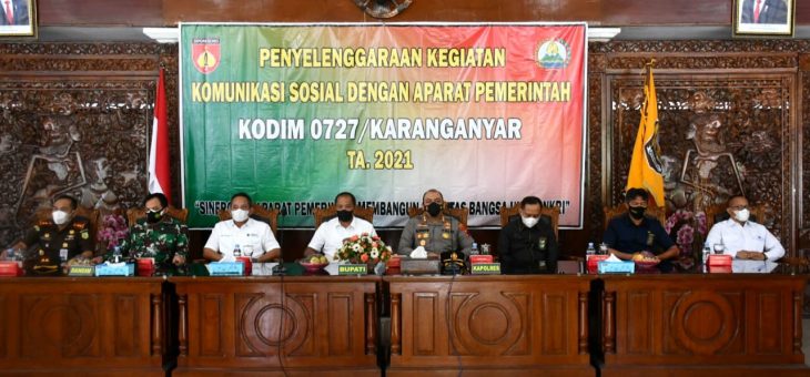 Penanggulangan Covid-19 : Bupati Tekankan Pentingnya Sinergitas  dan Peran Pemdes dalam PPKM Mikro