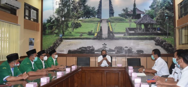 Audiensi DPC Pemuda Ansor Karanganyar di Ruang Garuda Kantor Bupati Karanganyar
