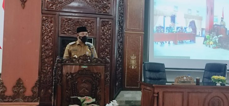 Nota Penjelasan Bupati Karanganyar terhadap Rancangan Nota Kesepakatan KUA-PPAS TA 2022 Kabupaten Karanganyar