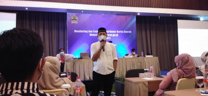 Monitoring dan Evaluasi Kontributor Berita Daerah di Media Jatengprov.go.id