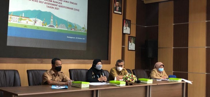 Visitasi atas SAQ tahun 2021, Karanganyar masih dalam zona aman untuk uji publik