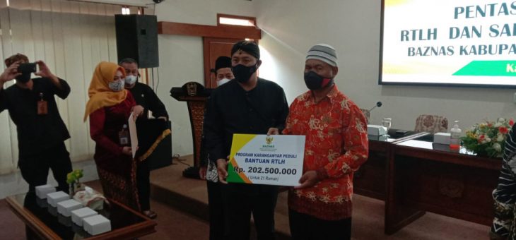Baznas Gelontorkan RTLH dan Bantuan Sumur Artesis Sebesar Rp 562.500.000
