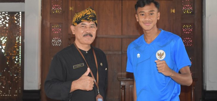Bupati Karanganyar Terima Atlet Timnas U-18