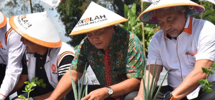 Bupati Karanganyar Hadiri Peresmian Sekolah Tani Ternak Nelayan di Berjo, Ngargoyoso