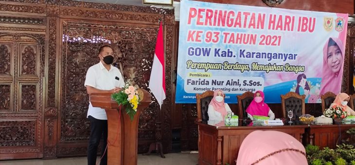 GOW Kabupaten Karanganyar Peringati Hari Ibu ke 93 Tahun 2021