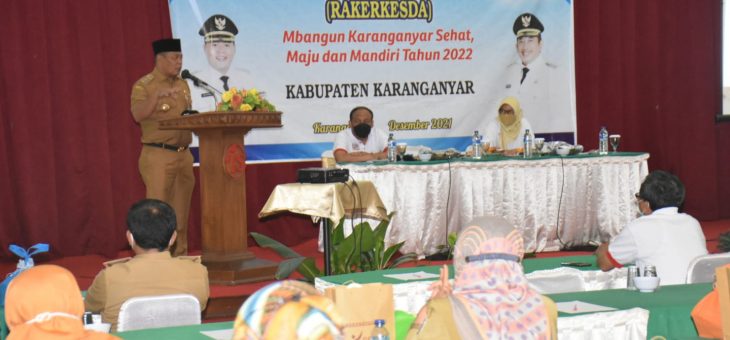 Rakerkesda 2022, Bupati Minta Ke Depan Ada Paduan Kesehatan yang Dimiliki RT